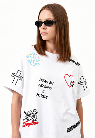 T-shirt Oversize "Tattoo Be Kind"