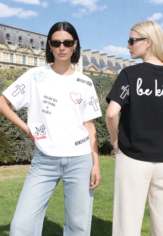 T-shirt Oversize "Tattoo Be Kind"