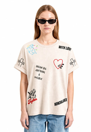 T-shirt Oversize "Tattoo Be Kind"