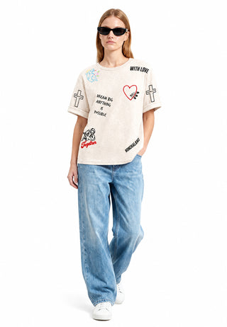 T-shirt Oversize "Tattoo Be Kind"