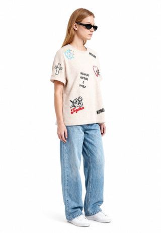 T-shirt Oversize "Tattoo Be Kind"
