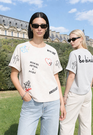 T-shirt Oversize "Tattoo Be Kind"