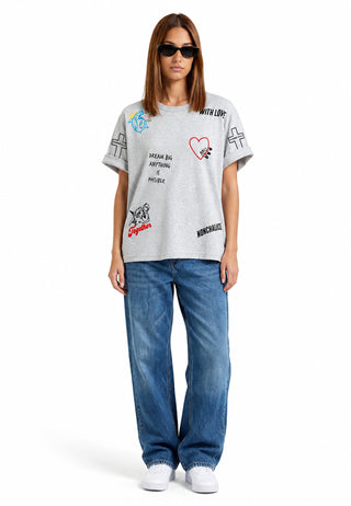 T-shirt Oversize "Tattoo Be Kind"