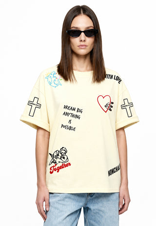 T-shirt Oversize "Tattoo Be Kind"