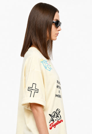 T-shirt Oversize "Tattoo Be Kind"