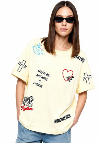 T-shirt Oversize "Tattoo Be Kind"