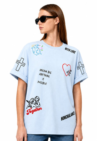 T-shirt Oversize "Tattoo Be Kind"