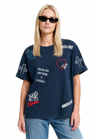 T-shirt Oversize "Tattoo Be Kind"
