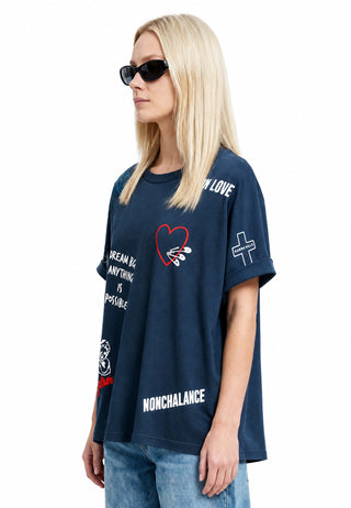 T-shirt Oversize "Tattoo Be Kind"