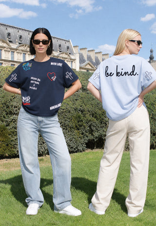 T-shirt Oversize "Tattoo Be Kind"