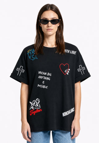 T-shirt Oversize "Tattoo Be Kind"