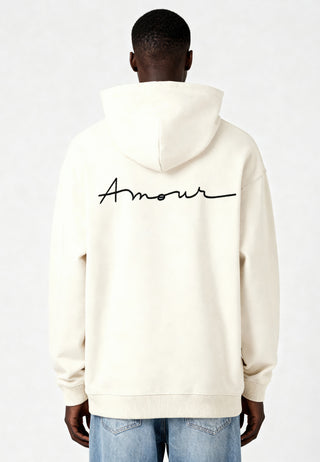 Hoodie Oversize Brodé "Amour"