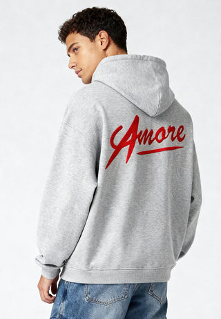 Hoodie Oversize Brodé "Amore"