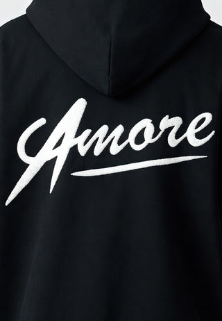 Hoodie Oversize Brodé "Amore"