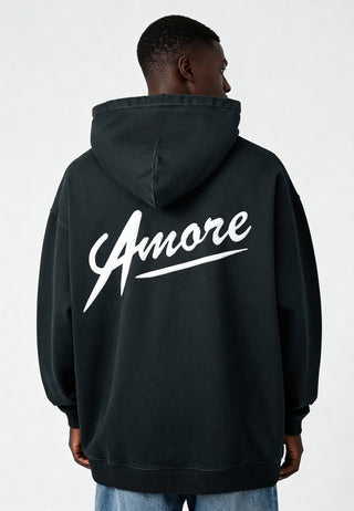 Hoodie Oversize Brodé "Amore"