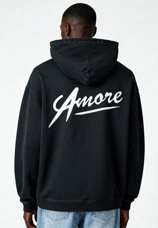 Hoodie Oversize Brodé "Amore"