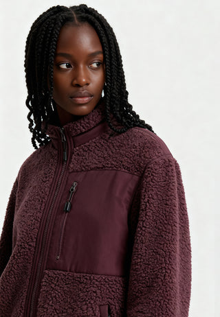 Veste Sherpa Brodée "Sweetheart"