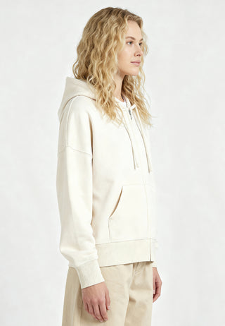 Cropped Hoodie à Zip Essentiel