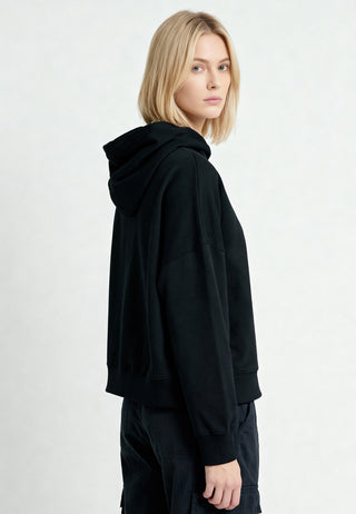 Cropped Hoodie à Zip Essentiel