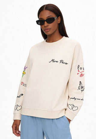 Sweatshirt Loose Fit "Tattoo Sweet"