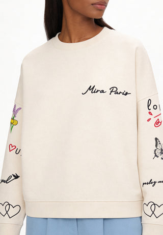 Sweatshirt Loose Fit "Tattoo Sweet"