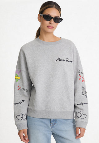 Sweatshirt Loose Fit "Tattoo Sweet"