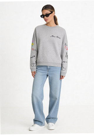Sweatshirt Loose Fit "Tattoo Sweet"