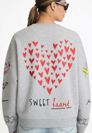 Sweatshirt Loose Fit "Tattoo Sweet"