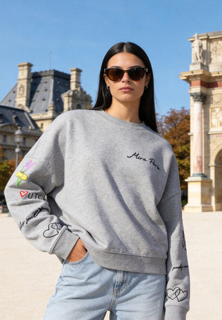 Sweatshirt Loose Fit "Tattoo Sweet"