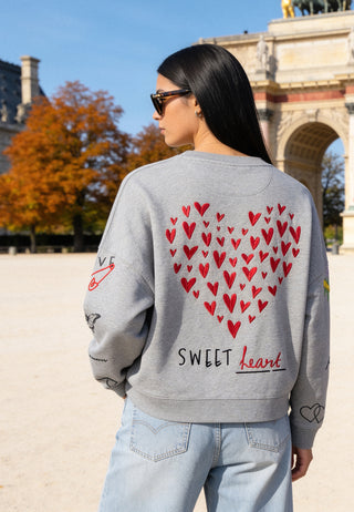 Sweatshirt Loose Fit "Tattoo Sweet"