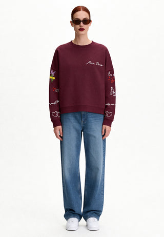 Sweatshirt Loose Fit "Tattoo Sweet"