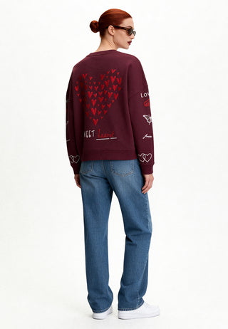 Sweatshirt Loose Fit "Tattoo Sweet"