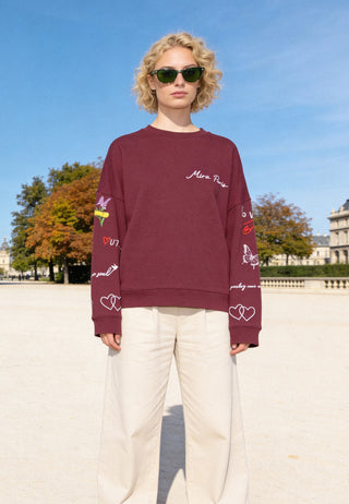 Sweatshirt Loose Fit "Tattoo Sweet"