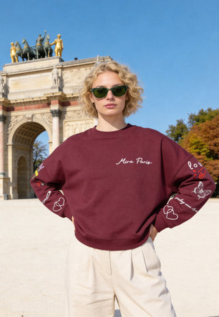 Sweatshirt Loose Fit "Tattoo Sweet"