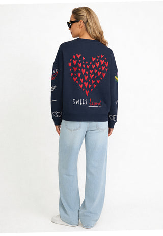 Sweatshirt Loose Fit "Tattoo Sweet"