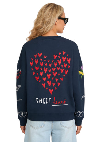 Sweatshirt Loose Fit "Tattoo Sweet"