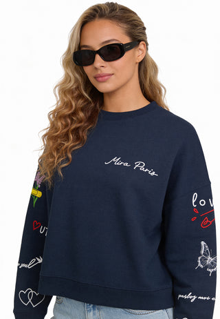 Sweatshirt Loose Fit "Tattoo Sweet"