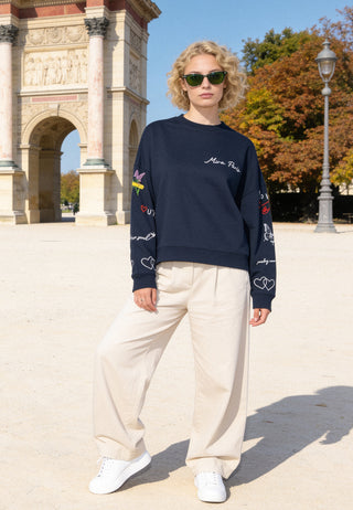 Sweatshirt Loose Fit "Tattoo Sweet"