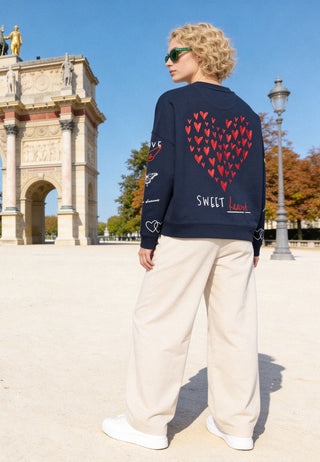 Sweatshirt Loose Fit "Tattoo Sweet"
