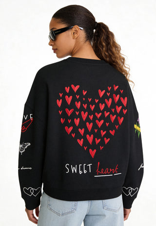 Sweatshirt Loose Fit "Tattoo Sweet"