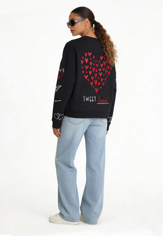 Sweatshirt Loose Fit "Tattoo Sweet"