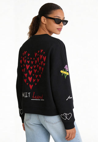 Sweatshirt Loose Fit "Tattoo Sweet"