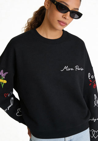 Sweatshirt Loose Fit "Tattoo Sweet"