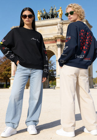 Sweatshirt Loose Fit "Tattoo Sweet"