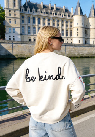 Sweatshirt Loose Fit "Tattoo Be Kind"