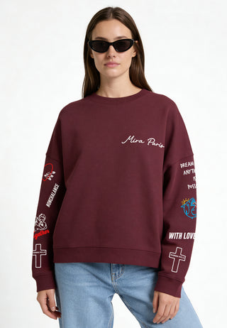 Sweatshirt Loose Fit "Tattoo Be Kind"
