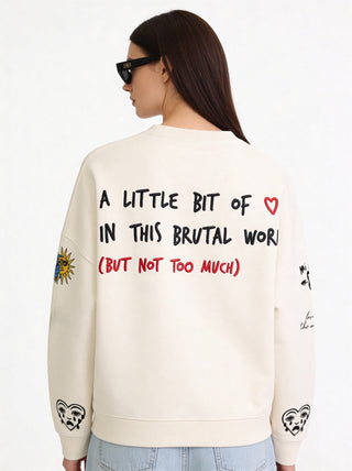 Sweatshirt Loose Fit "Tattoo Brutal"
