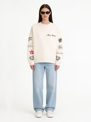 Sweatshirt Loose Fit "Tattoo Brutal"