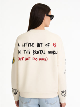 Sweatshirt Loose Fit "Tattoo Brutal"