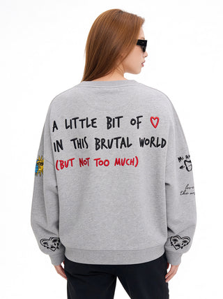 Sweatshirt Loose Fit "Tattoo Brutal"